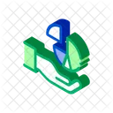 Doodle Business Hand Icon