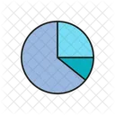 Pie Chart Market Share Report Icon