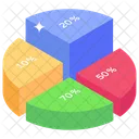 Pie Chart Statistical Graphic Data Analysis Icon