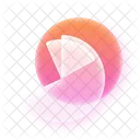 Pie Chart Volume Transparent Icon