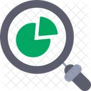 Pie Chart Search Report Icon