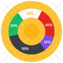 Pie Chart Diagram Percentage Chart Graphical Presentation Icon