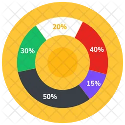 Pie Chart Diagram  Icon