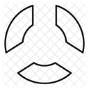 Pie Chart Equal Icon