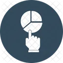 Pie chart hand  Icon