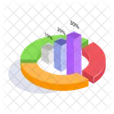 Pie Chart 3 D Graph Icon