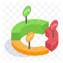 Pie Chart 3 D Graph Icon