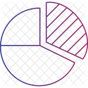 Pie Chart Data Visualization Comparative Analysis Icon