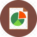 Pie Chart Document File Icon