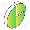 Pie Chart Statistics Report Icon