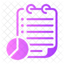 Pie Chart Report Analytics Icon