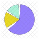 Pie chart segments  Icon
