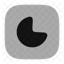 Pie Chart Square Icon