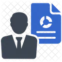 Präsentation von Pie Chert  Icon
