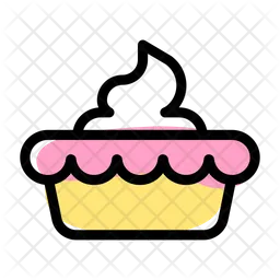 Pie Cream  Icon