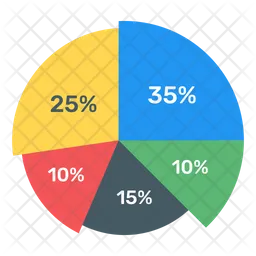 파이 그래프  아이콘
