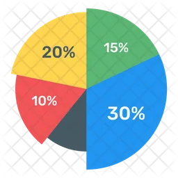 파이 그래프  아이콘