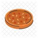 Pie Croissant Bread Icon