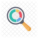 Pie Search Magnifying Glass Pie Icon