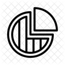 Pie Slice Data Segmentation Analytics Icon
