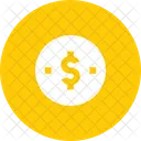 Piece De Monnaie Dollar Centime Icon