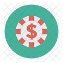 Piece De Monnaie Dollar Revenu Icon