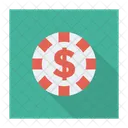 Piece De Monnaie Dollar Revenu Icon