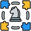 Piece Jigsaw Marketing Symbol