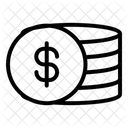 Pièce de monnaie  Icône