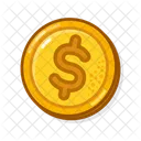 Piece Dor Argent Piece De Monnaie Icon