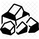 Piece Of Coal Black Diamond Coal Icon