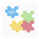 Piece Of Code Jigsaw Puzzle Icon