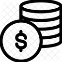 Argent Monnaie Finances Icône