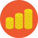 Pieces De Monnaie Pile Pile Icon