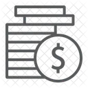 Pièces de monnaie  Icône