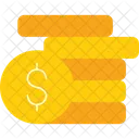 Pièces d'un dollar  Icône