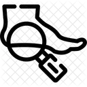 Pied Inferieur Membre Icône
