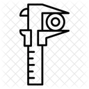 Pied A Coulisse Micrometre Vernier Outil De Construction Icône
