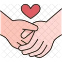 Piel Contacto Transmision Icono