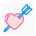 Heart Pierced Arow Icon