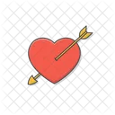 Pierced Arrow Love Symbol