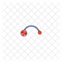 Piercing Earring Vector Icon