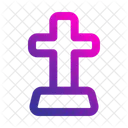 Pierre Tombale Cimetiere Dechirure Icon