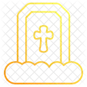Pierre Tombale Tombe Halloween Icon