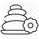 Pierres chaudes  Icône