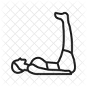 Pies Extendidos Hacia Arriba Pies Extendidos Hacia Arriba Icono