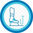Pietiner Chaussure Taper Tamponner Pas Pietiner Ecraser Fouler Bruit Sourd Marteler Rythme Icône