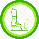 Pietiner Chaussure Taper Tamponner Pas Pietiner Ecraser Fouler Bruit Sourd Marteler Rythme Icône