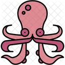 Poulpe Camouflage Mer Profonde Icon
