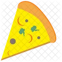 Trozo de pizza  Icono